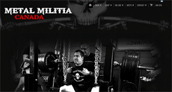 Desktop Screenshot of metalmilitia.ca